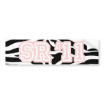 SR11 PINK bumper stickers