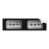 SR-71 Blackbird bumper stickers