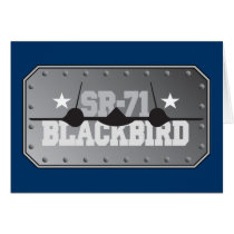 SR-71 Blackbird Greeting Card