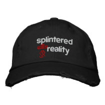 SR hat of doom embroidered hats by splinteredreality SR hat of doom embroidered hats