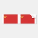 Sr Macedonia, Luxembourg flag Bumper Stickers