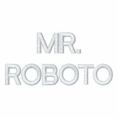 Sr. sudadera con capucha bordada ROBOTO Sr. sudadera con capucha bordada ROBOTO