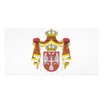 Srbija Grb -  Veliki / Serbian Coat of Arms - Big Picture Card