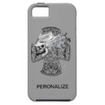 Srceaming skull black and white iPhone 5 case