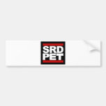 SRD PET bumper sticker