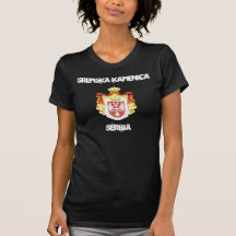 Sremska Kamenica, Serbia with coat of arms T Shirt