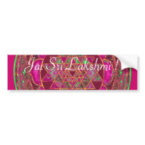 Sri Lakshmi Yantra Mandala Bumper Sticker