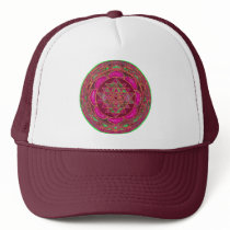 Sri Lakshmi Yantra Mandala Mesh Hats