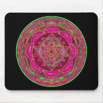 Sri Lakshmi Yantra Mandala Mousepad