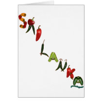 Sri Lanka Chili Peppers Card