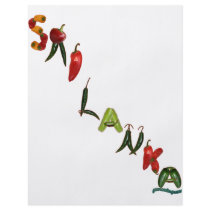 Sri Lanka Chili Peppers Custom Flyer