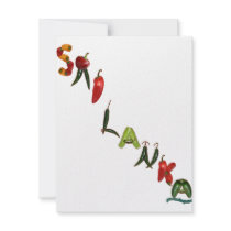 Sri Lanka Chili Peppers Invites