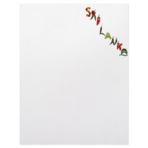 Sri Lanka Chili Peppers Customized Letterhead