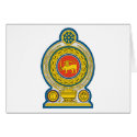 Sri Lanka Coat of Arms cards
