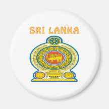 SRI LANKA Coat Of Arms Fridge Magnet