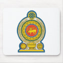Sri Lanka Coat of Arms Mousepad