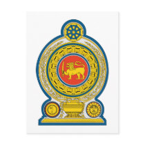 Sri Lanka Coat of Arms postcards