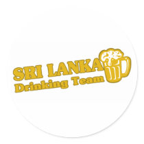 Sri Lanka Drinking Team stickers by repofcountries Sri Lanka Drinking Team stickers