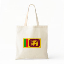Sri Lanka Flag Tote Bag