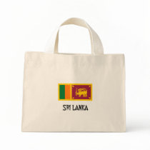 Sri Lanka Flag Tote Bags