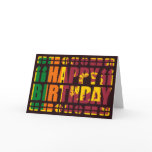 Sri Lanka Flag Birthday Card