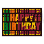 Sri Lanka Flag Birthday Card