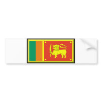 Sri Lanka Flag bumper stickers