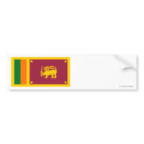 Sri Lanka Flag bumper stickers