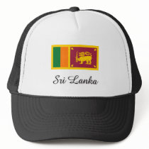 Sri Lanka Flag Design Mesh Hats