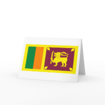 Sri Lanka Flag Greeting Card