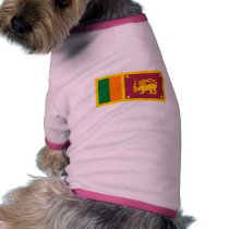 Sri Lanka FLAG International pet clothing by flagshirt Sri Lanka FLAG International pet clothing