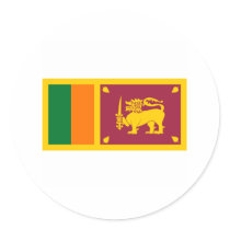 Sri Lanka FLAG International stickers by flagshirt Sri Lanka FLAG International stickers