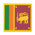 Sri Lanka Flag Magnet by FlagAndMap Sri Lanka Flag Magnet