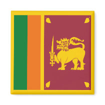 Sri Lanka Flag Magnet by FlagAndMap Sri Lanka Flag Magnet