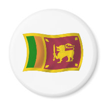 Sri Lanka Flag Magnet by LivingFlags2 Sri Lanka Flag Magnet