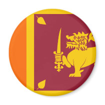 Sri Lanka Flag magnets by coolcountry Sri Lanka Flag magnets