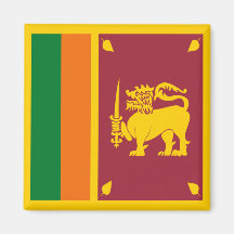 Sri Lanka Flag Magnet