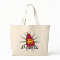 Sri Lanka Flag Map 2.0 Tote Bag
