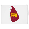 Sri Lanka flag map cards by FlagStore Sri Lanka flag map cards