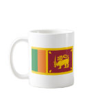 Sri Lanka Flag Map Classic Mug