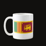 Sri Lanka Flag Map Classic Mug