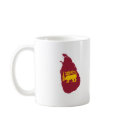 Sri Lanka flag map mugs by FlagStore Sri Lanka flag map mugs