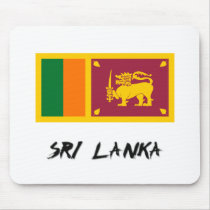 Sri Lanka Flag mousepads