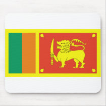Sri Lanka Flag Mousepad
