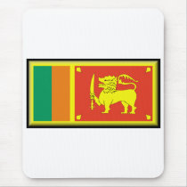 Sri Lanka Flag mousepads