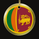 Sri Lanka Flag Ornament