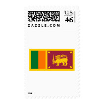 Sri Lanka Flag postage