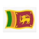 Sri Lanka Flag Postcard