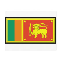 Sri Lanka Flag postcards