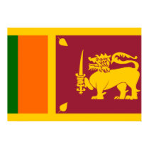 Sri Lanka Flag posters